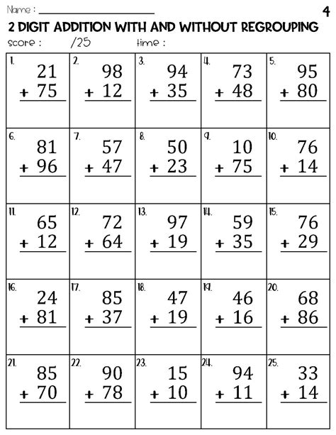 4 digit addition with regrouping|adding two digit numbers without regrouping.